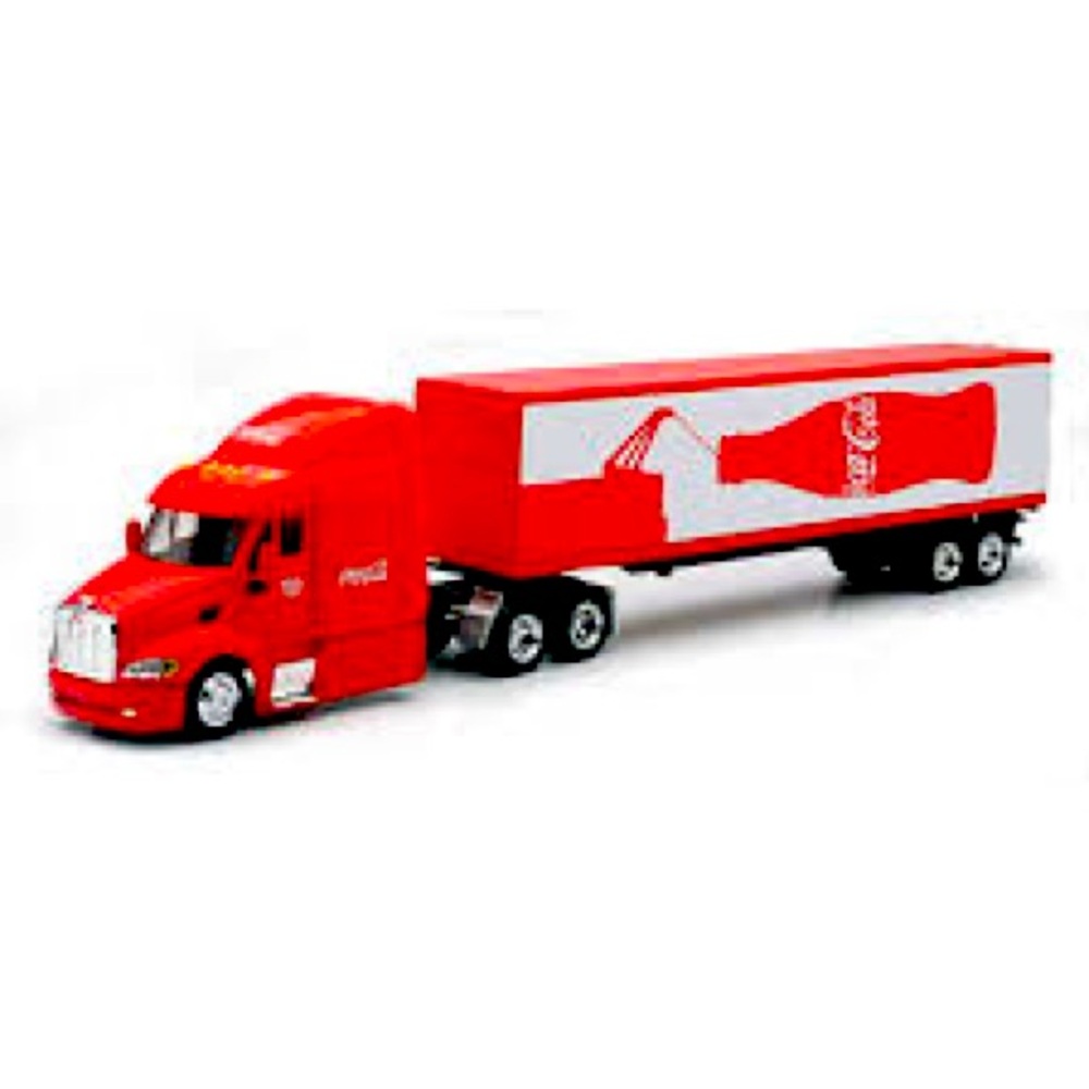 Coca Cola Red Toy Truck with Authentic Design